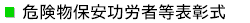 危険物保安功労者等表彰式
